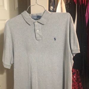 Men’s polo in gray